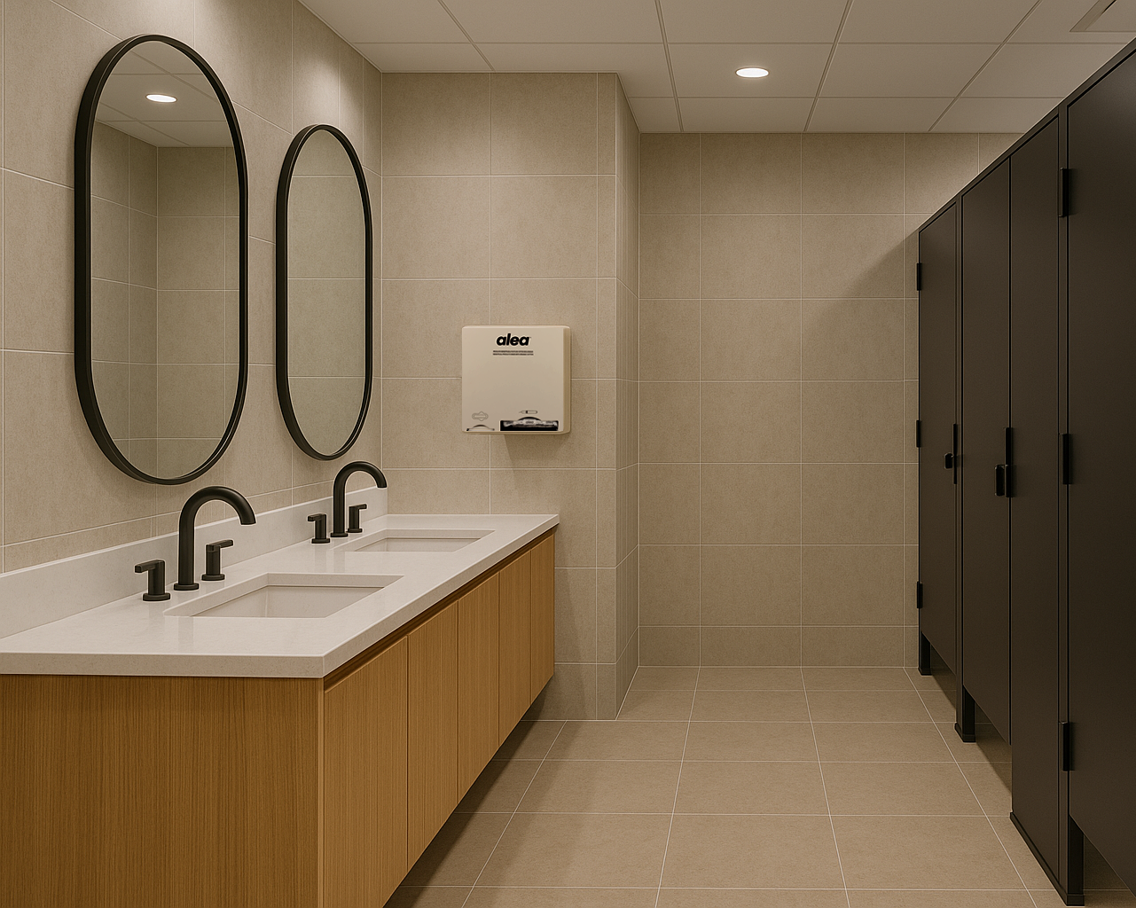 Distributrice Murale en Aluminium Alea